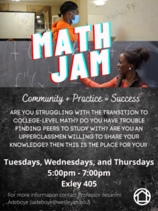 Information about the Math Jam